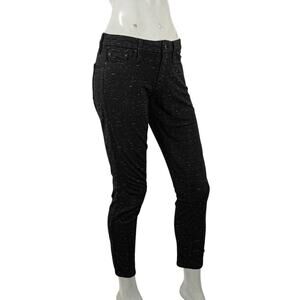 MOTHER Denim The Looker Jean Jeggings in Black Skypirate Size 27